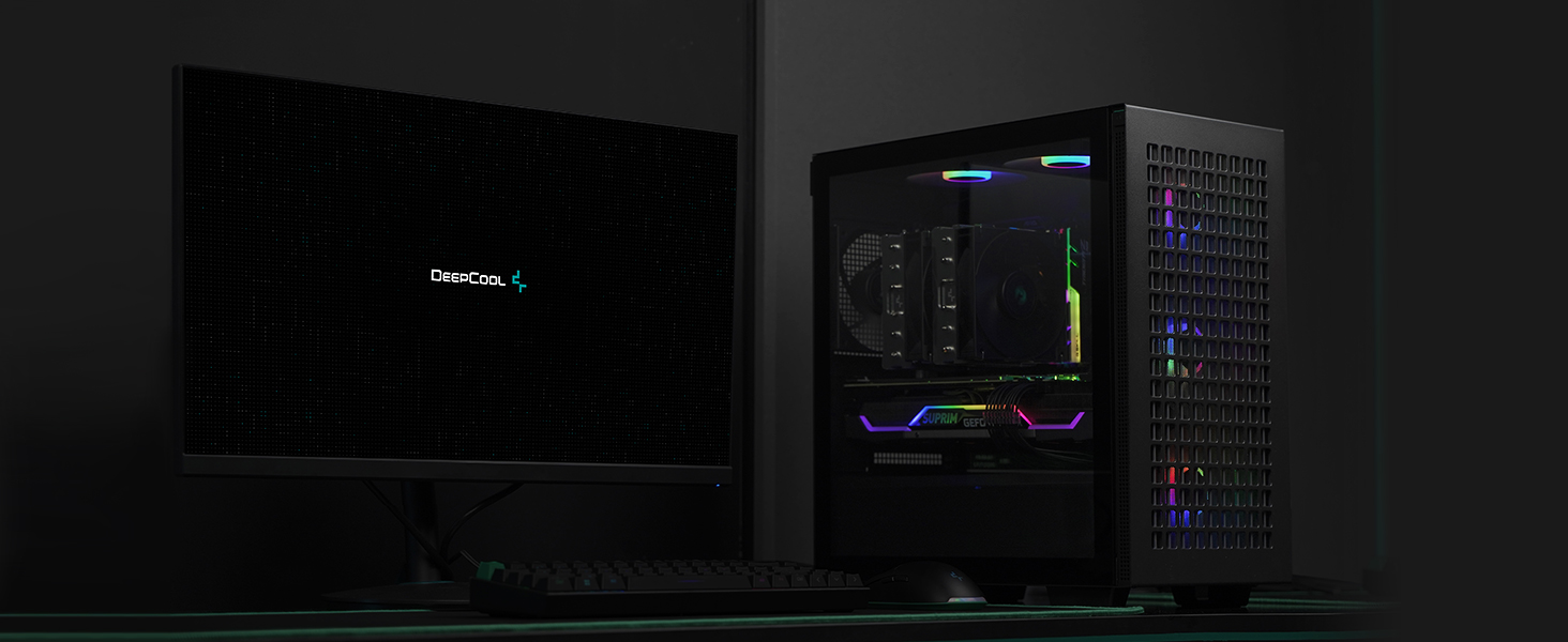 DeepCool CH370 Black Gaming Computer Caser